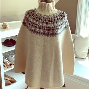 KORS Very Cozy turtleneck poncho